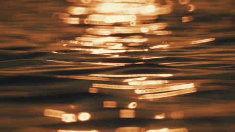 Wave background on the sunset Stock Footage 242600283