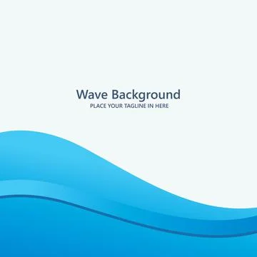 Wave background vector illustration design Stock Illustration