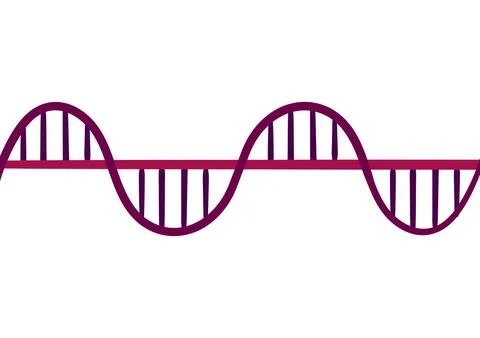 Wave background on a white background Stock Illustration