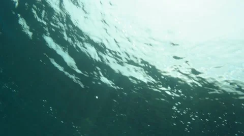 Wave barrel seen from inside in slowmotion Stock Footage 68104403