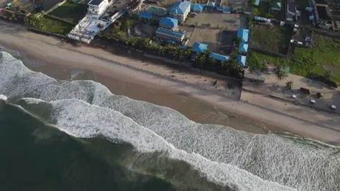 Wave on the beach 7 Stock Footage 167042353