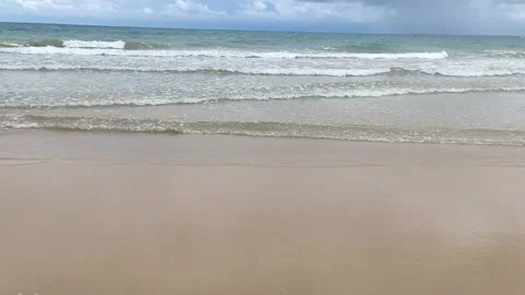 Wave at the beach and sea Stock Footage 245999291