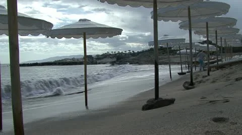 Wave beach Stock Footage 12050143