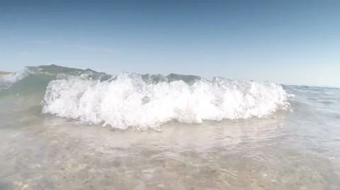 Wave at beach Stock Footage 26090102