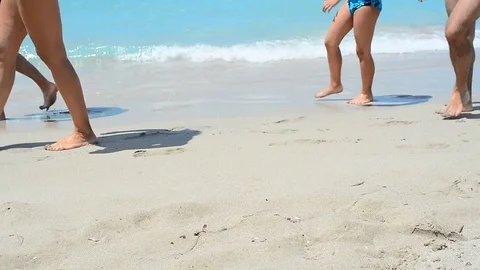 Wave on the beach 스톡 동영상 81232799