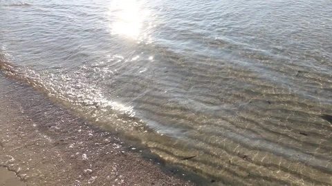 Wave on the beach. Stock Footage 103942593
