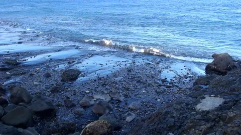 Wave of the beach Stock Footage 117112841