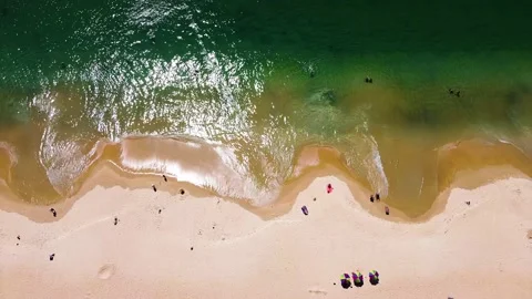 Wave on the beach Stock Footage 169473772