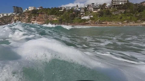 Wave at the beach Stock-Footage 252956456