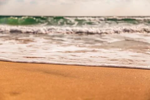 Wave on the beach 库存照片