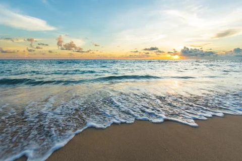 Wave on the beach Stock Photos