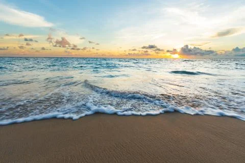 Wave on the beach Stock Photos