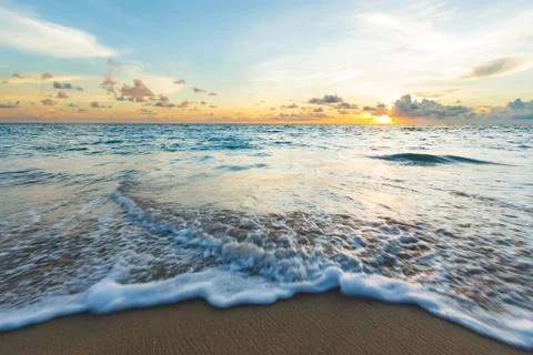Wave on the beach Stock Photos