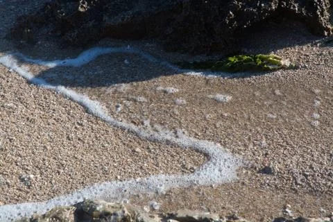Wave on beach Foto stock
