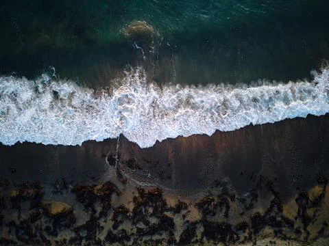 Wave on the beach Stock Photos