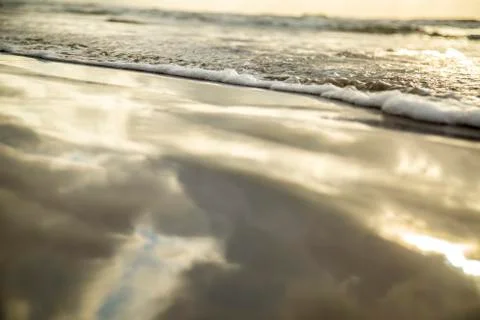 Wave on the beach Foto stock