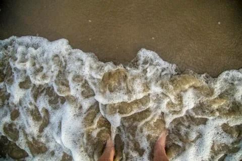 Wave on the beach Stock Photos