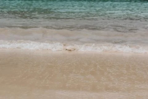 The wave in the beach Stock Photos