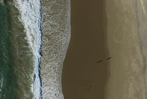 Wave on the beach Foto stock