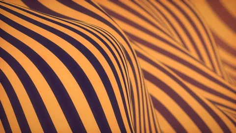 Wave bend loop animation Futuristic diagonal lines patterns background 3d render Stock Footage 115699866