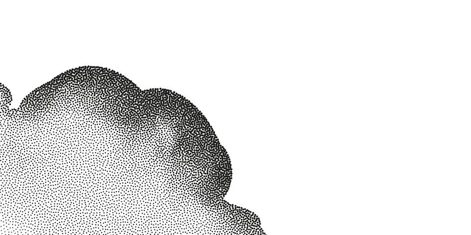 A wave of black dots with a sandy texture. An abstract, grainy background f.. Stock Illustration