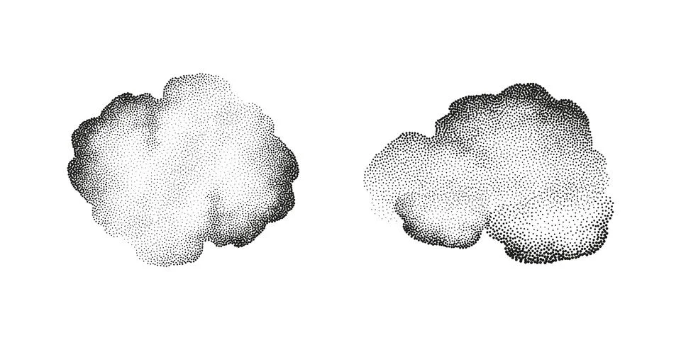 A wave of black dots with a sandy texture. An abstract, grainy background f.. Stock Illustration