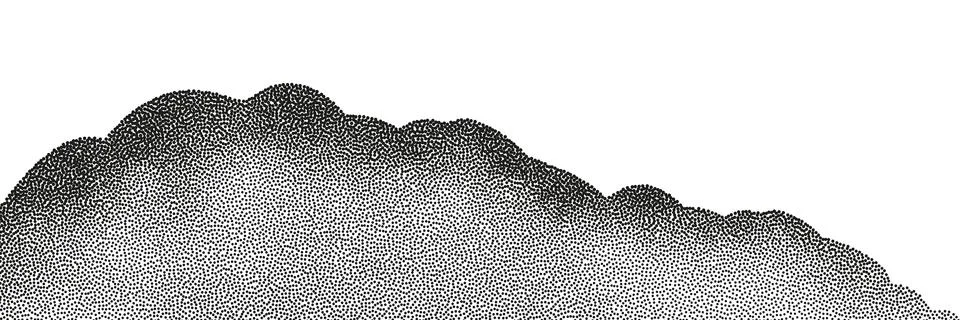 A wave of black dots with a sandy texture. An abstract, grainy background f.. Stock Illustration