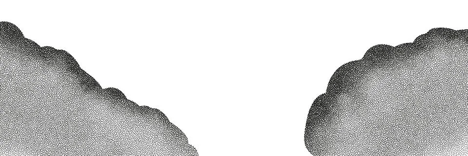 A wave of black dots with a sandy texture. An abstract, grainy background f.. Stock Illustration