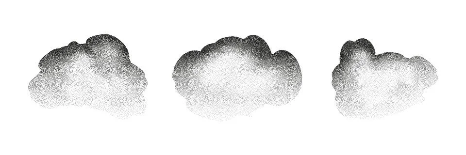 A wave of black dots with a sandy texture. An abstract, grainy background f.. Stock Illustration