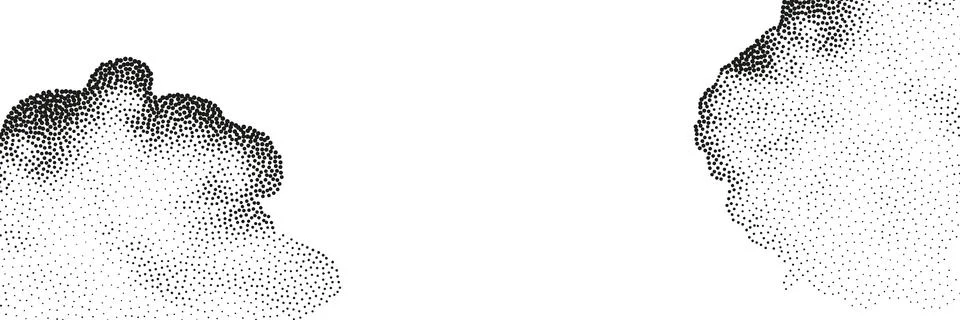 A wave of black dots with a sandy texture. An abstract, grainy background f.. Stock Illustration