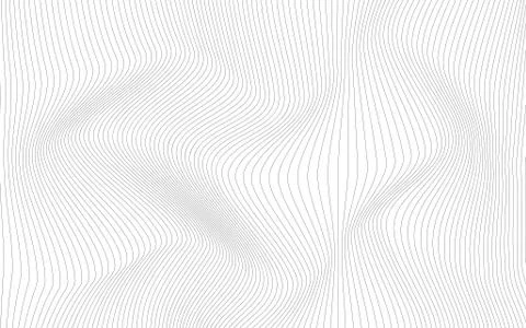 Wave black lines zigzag vertical curve abstract background flat design vector Stock Illustration