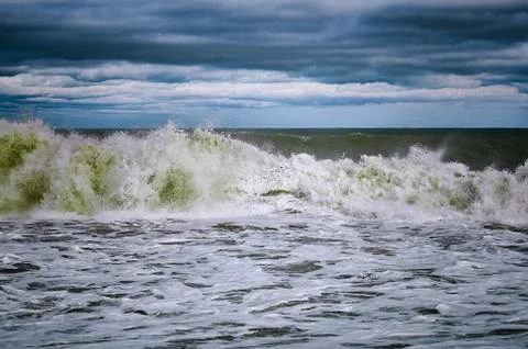 Wave on the Black Sea Stock Photos