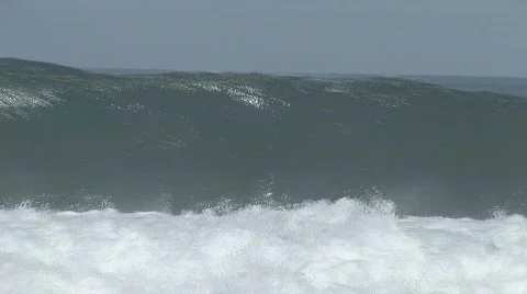 Wave blows Motion JPEG Stock Footage 800616