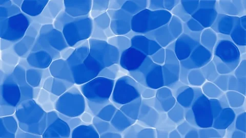 Wave blue caustics Background. Organic abstract white caustic water liquid ri Stock Footage 157562980