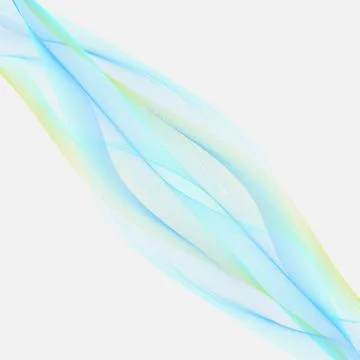 Wave blue lines abstract on grey background Stock Illustration