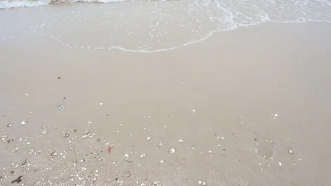 Wave with blue ocean beach. Video stock 147702300