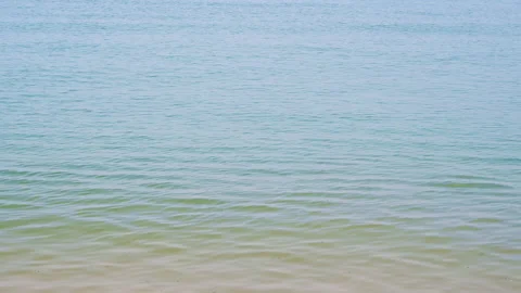 Wave with blue ocean beach. Video stock 147702486