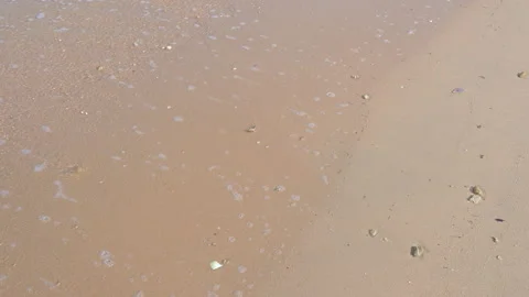 Wave with blue ocean beach. Video stock 147703325