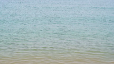 Wave with blue ocean beach. Video stock 147704382