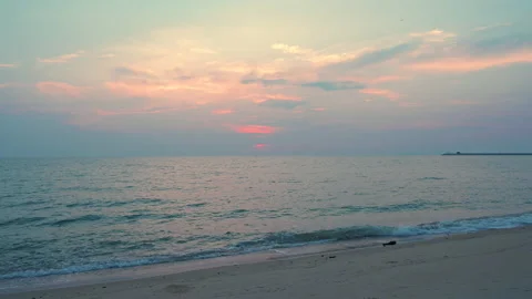 Wave with blue ocean beach. Video stock 147838111