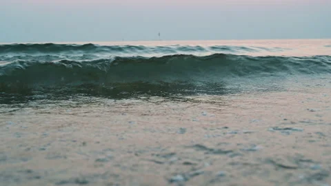 Wave with blue ocean beach. Stock-Footage 153009372