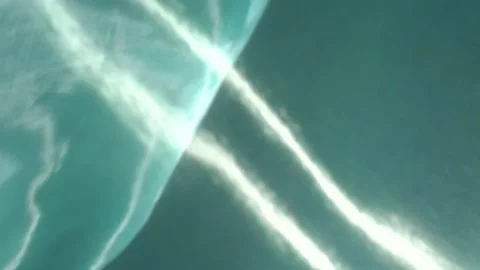 Wave blue satin fabric Background.Silk cloth fluttering in the wind.tenderness Stock Footage 130240961