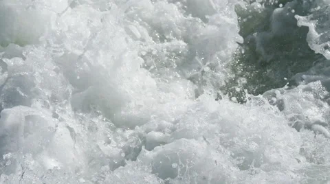 Wave from the boat 4k Stock Footage 51770833