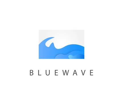 Wave Box logo Stock Illustration