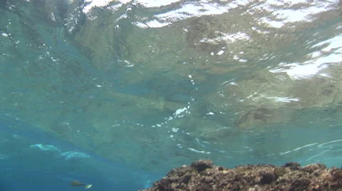 Wave Breaking Stock Footage 53338312