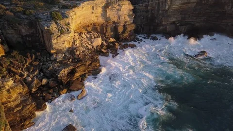 Wave Breaking Stock Footage 78399220