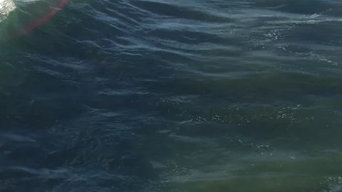 A wave breaking Stock Footage 132422271
