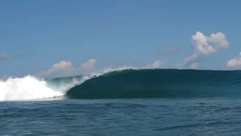 Wave Breaking Mentawai Vídeos de archivo 296364395