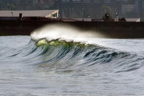 Wave breaking Stock Photos
