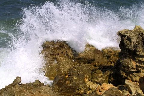 Wave breaking Stock Photos